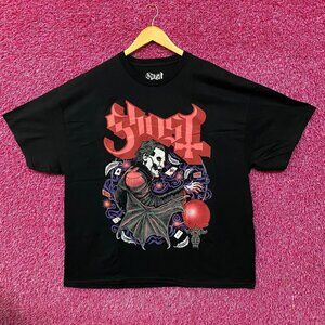 Ghost Cardinal Copia Crystal Ball Cards Heavy Metal Rock T-Shirt 2XL